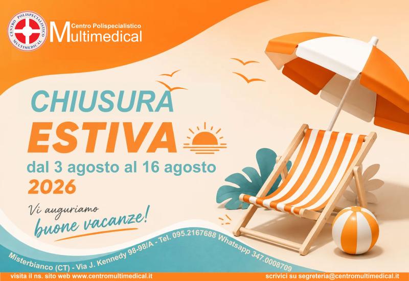CHIUSURA ESTIVA